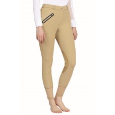 TUFFRIDER LADIES TIFFANY RIBBED BREECH WITH SILICONE KNEE PATCH