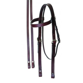 SIERRA DRAFT RIDING BRIDLE WITH REINS