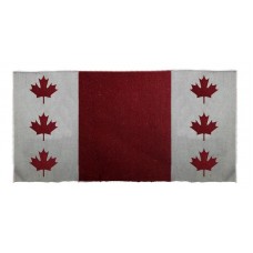 SIERRA COTTON/ACRYLIC CANADIAN FLAGS SADDLE BLANKET,32 in x 32in