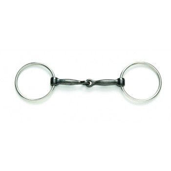 STAINLESS STEEL RING SNAFFLE with SWEET IRON MOUTH