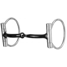 STAINLESS STEEL DEE RING SNAFFLE, 5 INCH