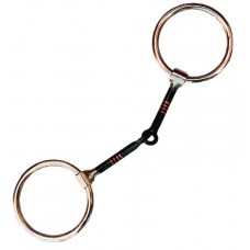 LOOSE RING SNAFFLE with COPPER INLAY