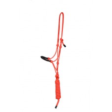 SIERRA COLOUR CONTRAST ROPE HALTER WITH LEAD