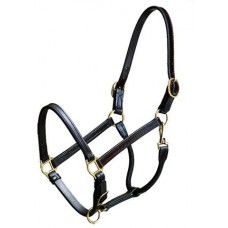 CONTENDER 5/8 inch TURNOUT HALTER, BROWN, WEANLING
