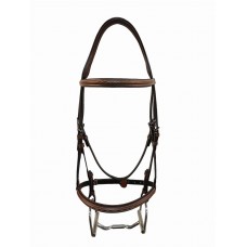 PARAGON PERFORMANCE OTHELLO PADDED FANCY STITCHED HUNTER/JUMPER BRIDLE WITH LACED REINS