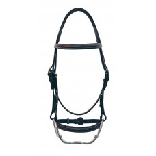 PARAGON PERFORMANCE HAMLET PADDED PLAIN RAISED HUNTER/JUMPER BRIDLE WITH LACED REINS