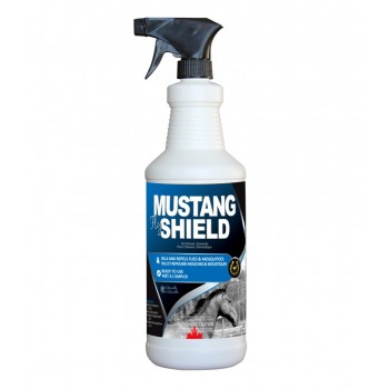 GOLDEN HORSESHOE MUSTANG FLY SHIELD, 1 LITRE with SPRAYER