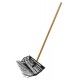 CAVALIER PLASTIC BASKET MANURE FORK with WOODEN HANDLE AND BLACK HEAD