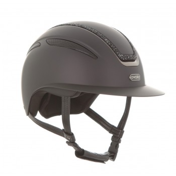 evoke CALLISTO WIDE PEAK CRYSTAL FRAME HELMET