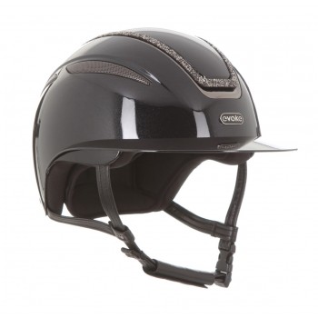 evoke CALLISTO WIDE PEAK CRYSTAL FRAME HELMET