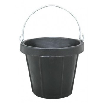 FORTEX HEAVY DUTY RUBBER PAIL WITH STAINLESS STEEL FITTINGS 11 LITRE