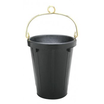 FORTEX HEAVY DUTY RUBBER TANKER PAIL WITH BRASS FITTINGS AND LOOP 9.46 LITRE