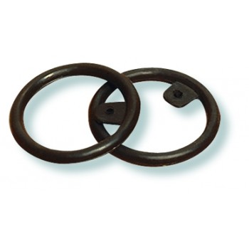 SAFETY RINGS FOR PEACOCK IRONS, BLACK