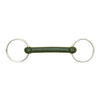 CAVALIER RUBBER MOUTH DOGBONE LOOSE RING BIT