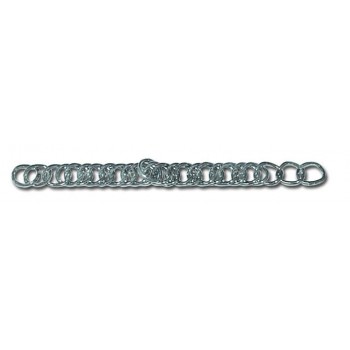 MYLER HEAVY ENGLISH DOUBLE LINK CURB CHAIN and SS QUICK LINKS KIT (1 PAIR)