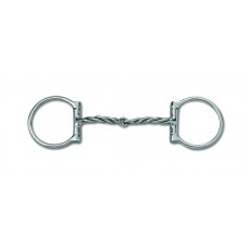 MYLER WESTERN 2-1/2 INCH DEE with SWEET IRON TWISTED SNAFFLE(MB09T) MOUTH, 5 INCH