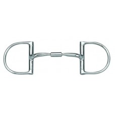 MYLER ENGLISH DEE with STAINLESS STEEL COMFORT SNAFFLE WIDE BARREL (MB02) COPPER INLAY MOUTH, 4-3/4 INCH