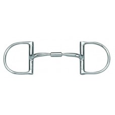 MYLER ENGLISH DEE with STAINLESS STEEL COMFORT SNAFFLE WIDE BARREL (MB02) COPPER INLAY MOUTH, 5 INCH