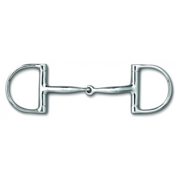 MYLER ENGLISH DEE with STAINLESS STEEL SNAFFLE (MB09) COPPER INLAY MOUTH, 5 INCH