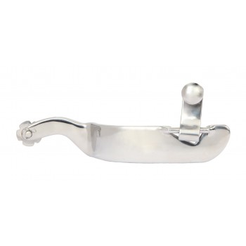 MYLER STAINLESS STEEL SPUR WITH 1 INCH BAND, 2 INCH SHANK AND 5 POINT ROWEL