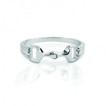KELLY HERD STERLING SILVER BIT RING