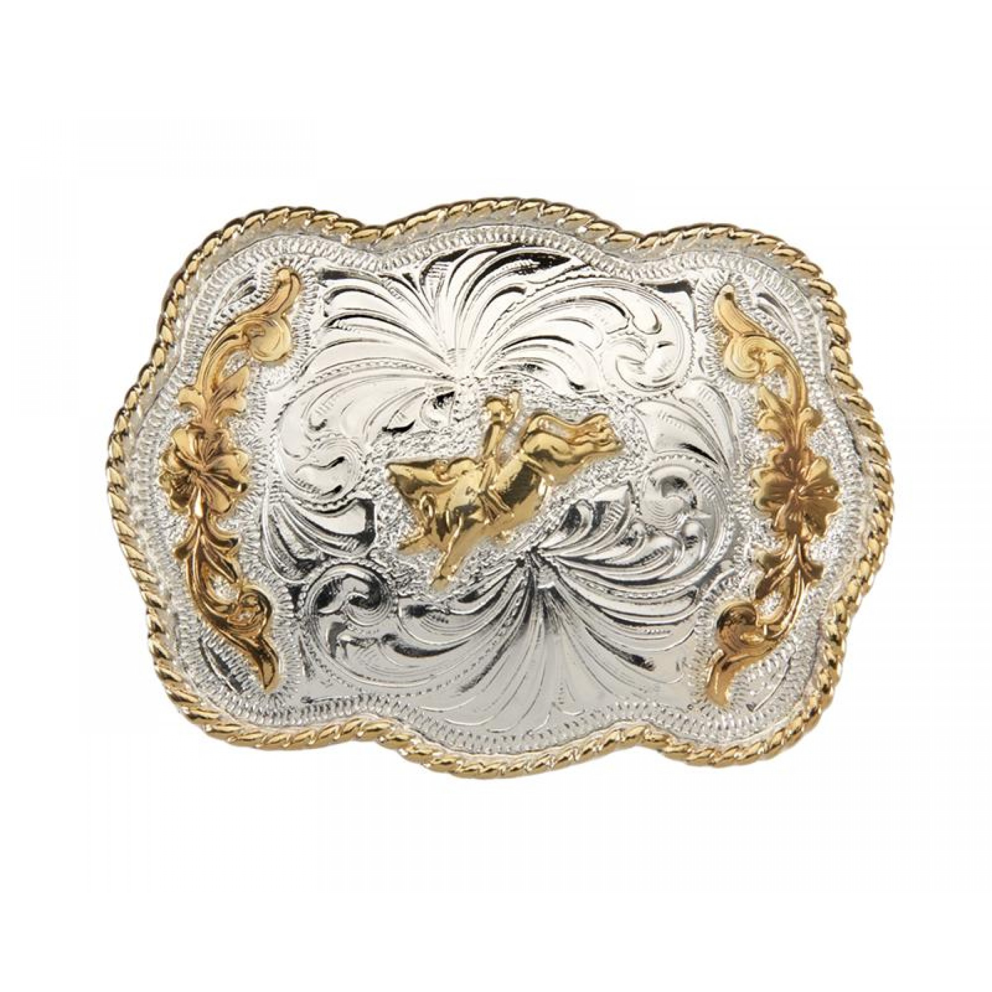 CHILDS SCALLOPED BULL RIDER BUCKLE