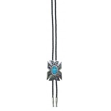 ANDWEST VARIED EDGE,TURQUOISE STONE BOLO