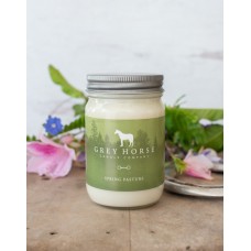 GREY HORSE CANDLE, SPRING PASTURE, 11 OZ