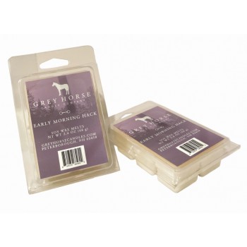 GREY HORSE CANDLE COMPANY WAX MELTS, 2.4 OZ. - 6 SQUARES/PACK, MORNING HACK