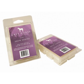 GREY HORSE CANDLE COMPANY WAX MELTS, 2.4 OZ. - 6 SQUARES/PACK, SHOW NERVES