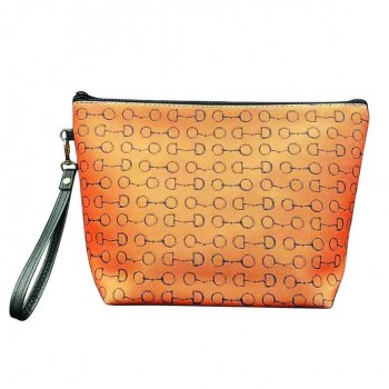 AWST INTL LILA VINTAGE SNAFFLES ACCESSORY BAG WITH WRISTLET