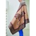 AWST INTL BAROQUE HORSES ACRYLIC CASHMERE SCARF