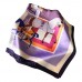 AWST INTL HORSES IN BLANKETS ACRYLIC SCARF