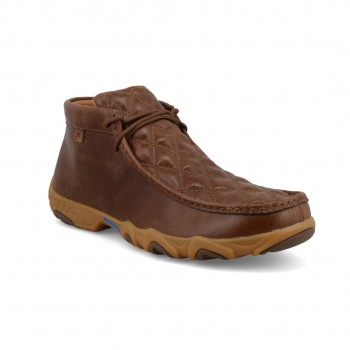 TWISTED X MEN'S CHUKKA DRIVING MOC, TOFFEE (ALL SIZES SPECIAL ORDER)