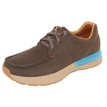 TWISTED X MEN'S CELLSTRETCH ACTIVE SHOE, FRENCH ROAST