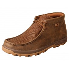TWISTED X MENS CELLSTRETCH CHUKKA, D TOE, BOMBER/CHOCOLATE